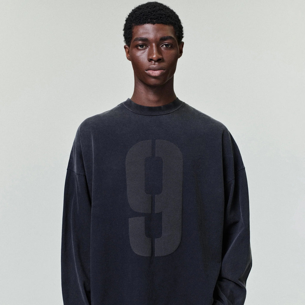 Fear of God 9 Long Sleeve Tee - "Black"