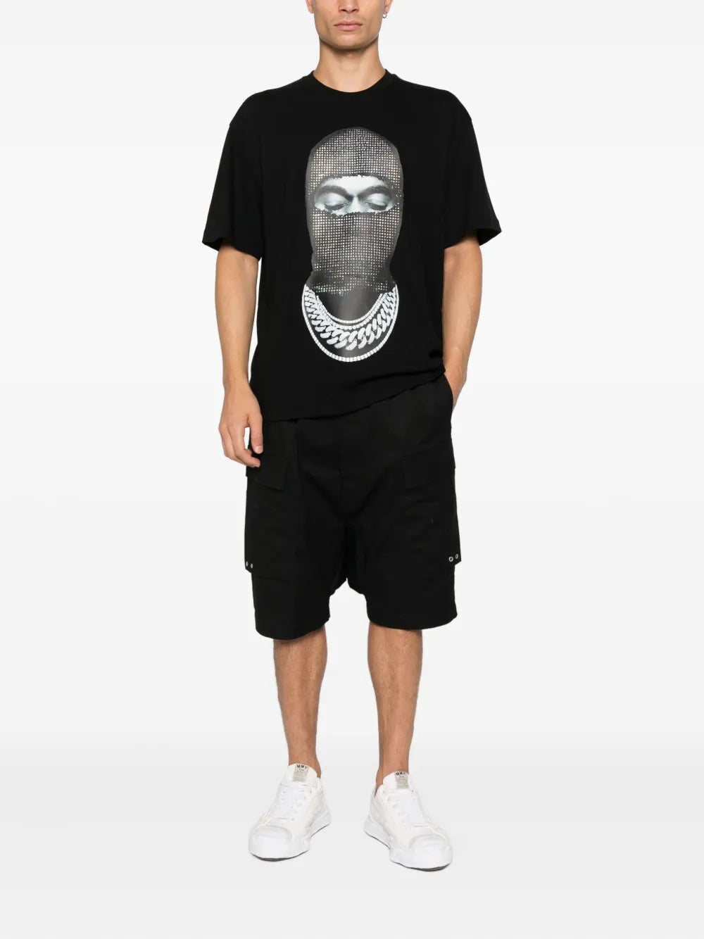 Ih Nom Uh Nit Print T-shirt - "Black"