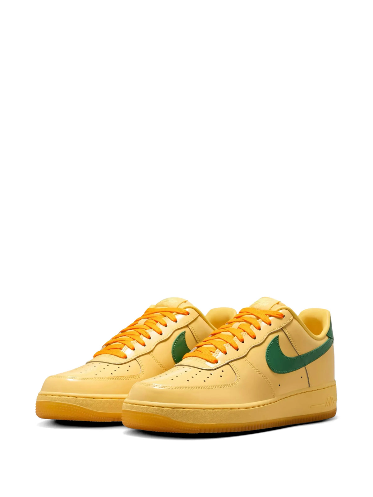 Nike Air Force 1 Low Patent Leather Topaz - "Gold Pine Green"