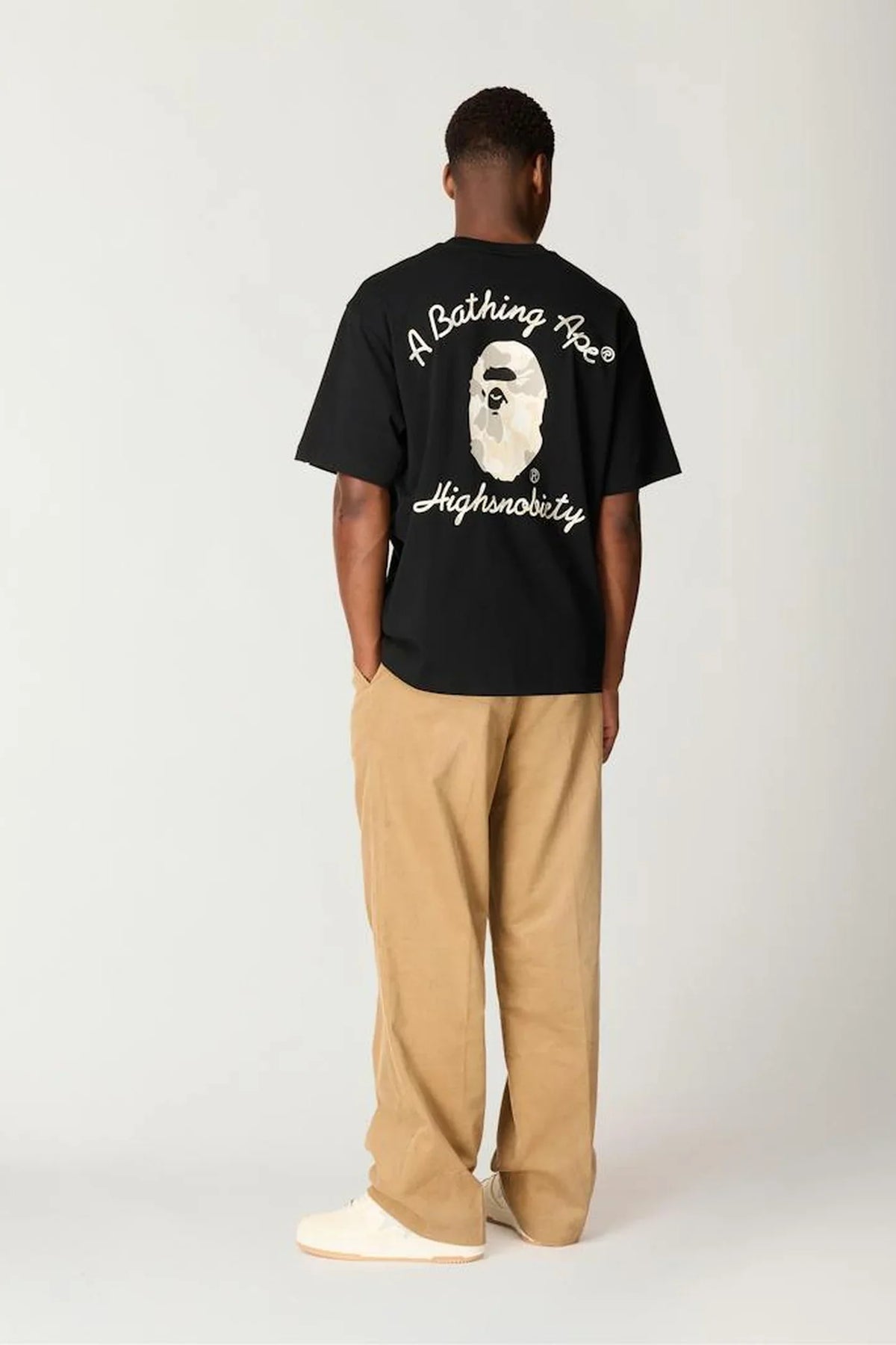 Bape x Highsnobiety Relaxed Fit T-shirt - "Black"
