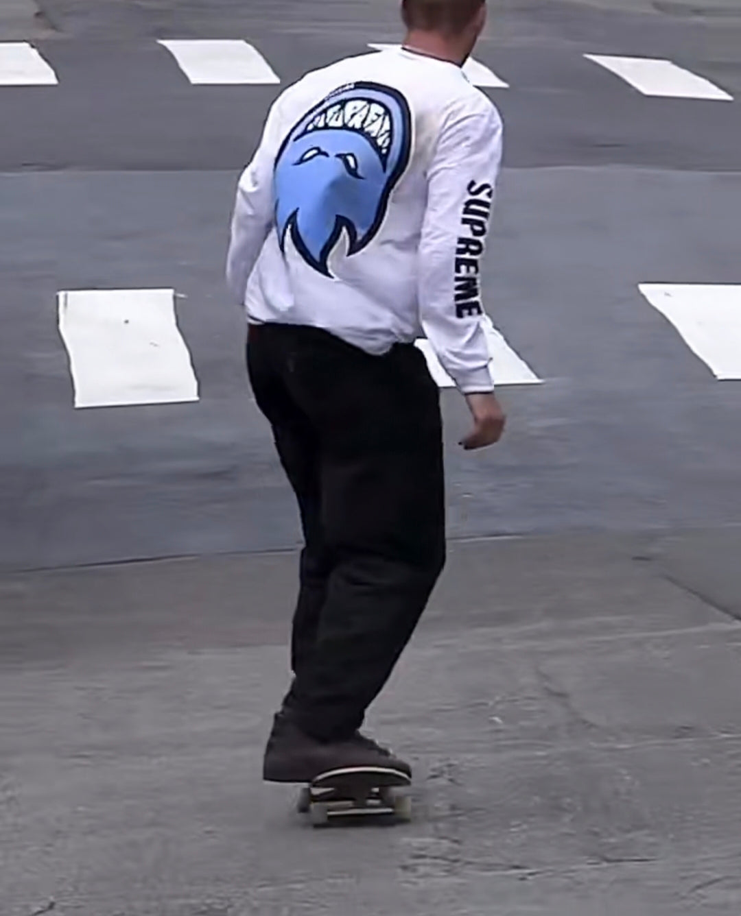Supreme x Spitfire Long-Sleeve Tee - "White"