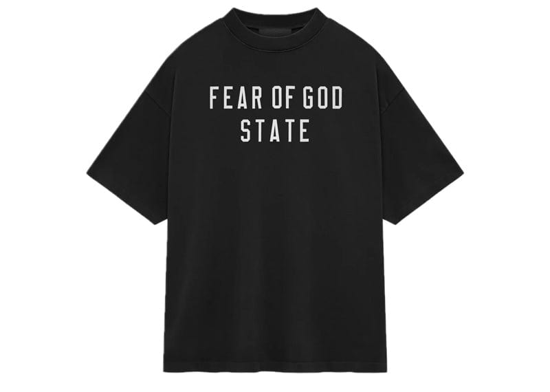 Fear of God Essentials Heavy Crewneck Tee - "Black"