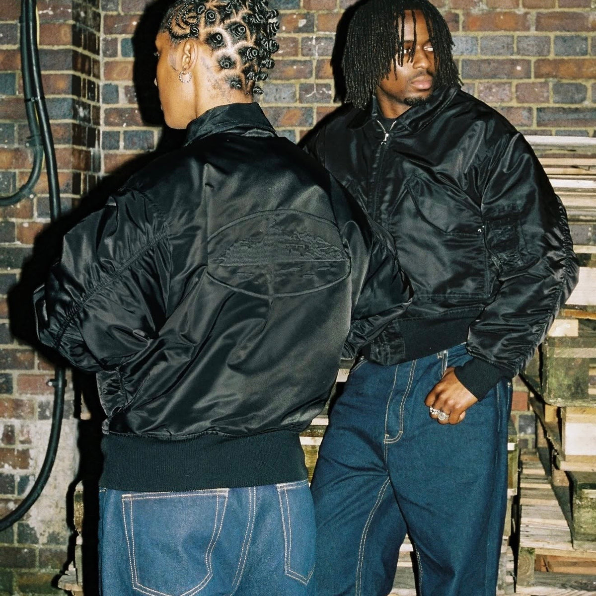 Corteiz Alcatraz Bomber Jacket - "Black"