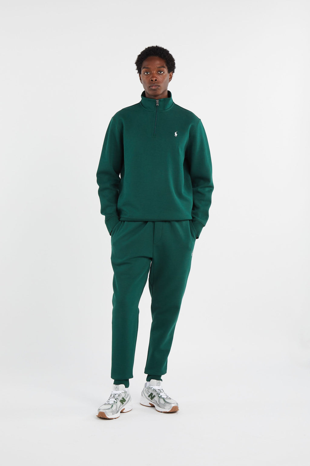 Polo Ralph Lauren Quarter-Zip Pullover - "Green"