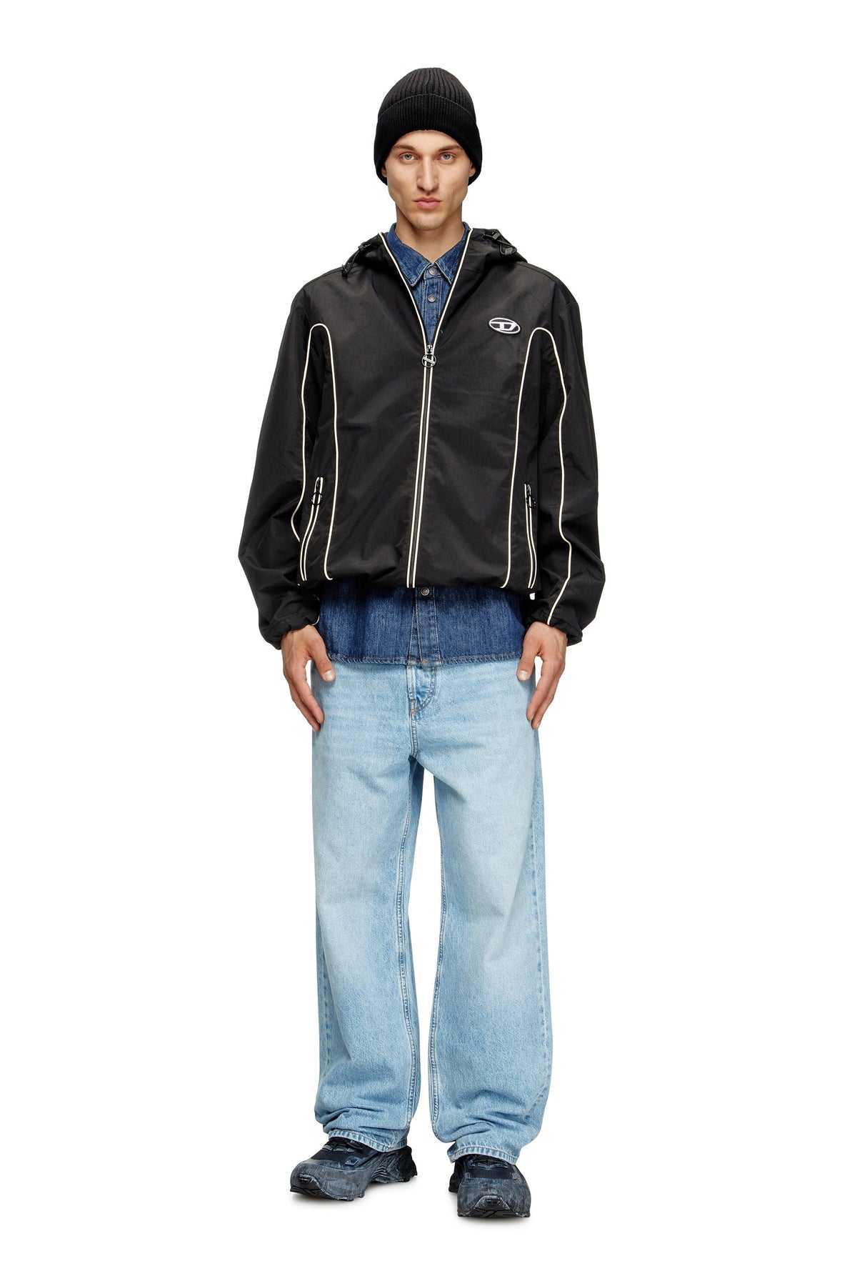 Diesel J-hives Windbreaker Jacket - "Black"