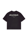 About:Blank Box Jersey T-shirt - "Black/White"