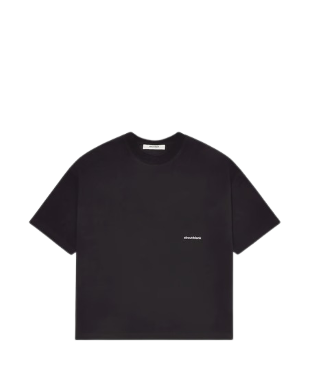 About:Blank Box Jersey T-shirt - "Black/White"