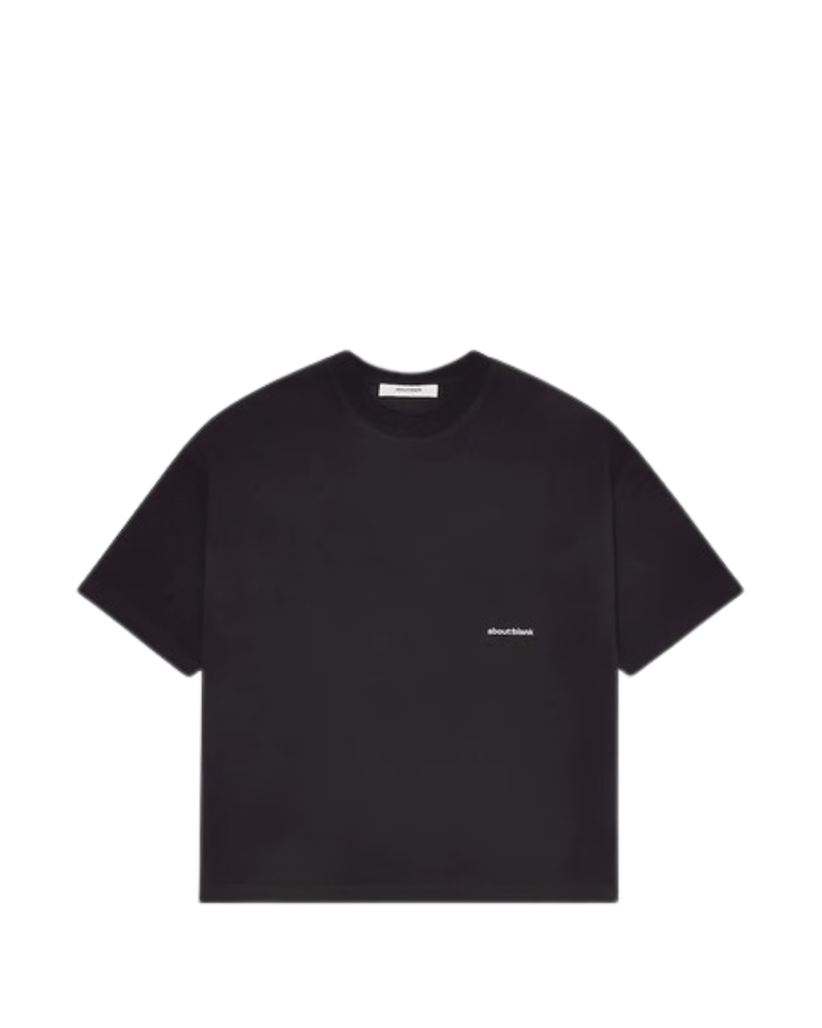 About:Blank Box Jersey T-shirt - "Black/White"