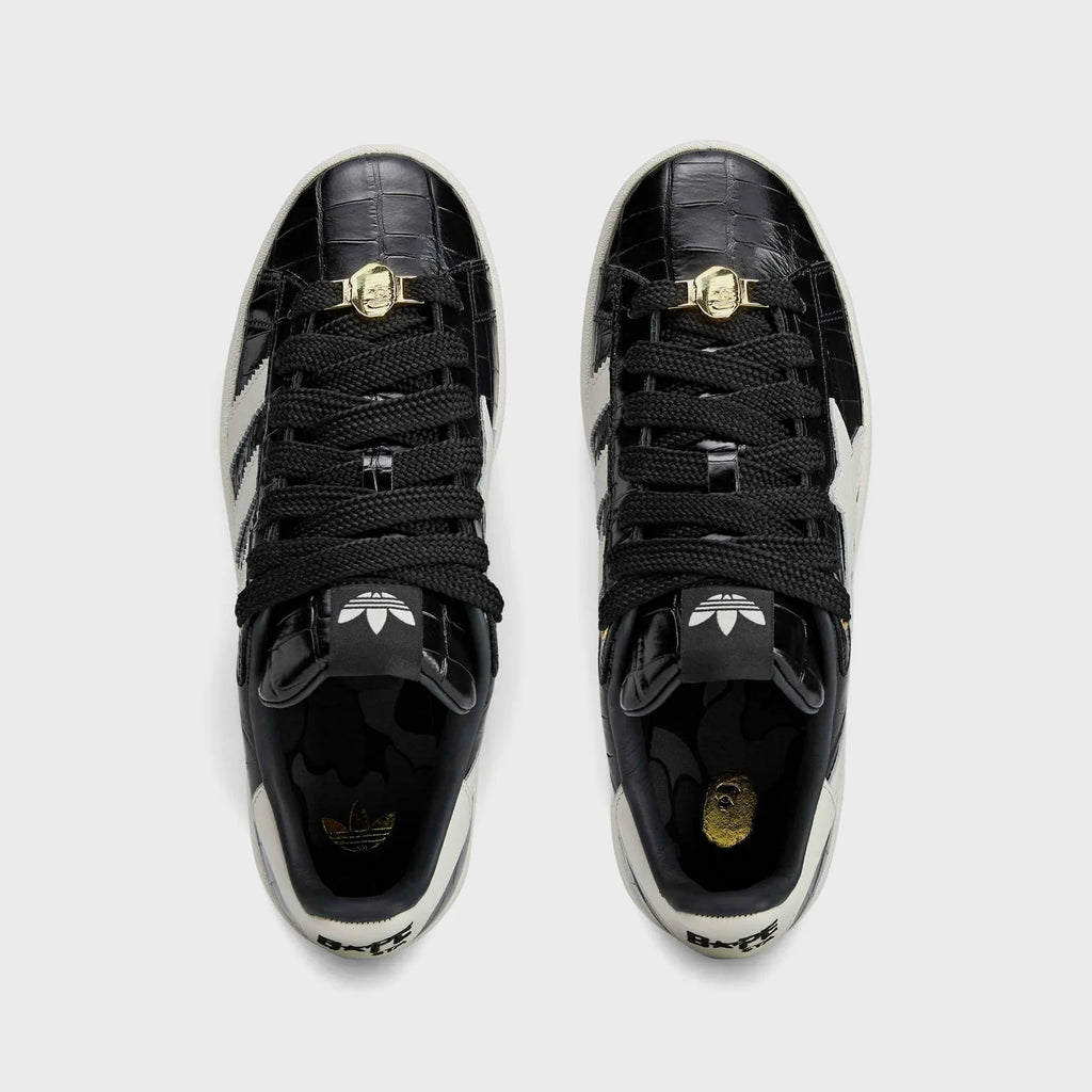Adidas x Bape Campus 00s - "Core Black/White"