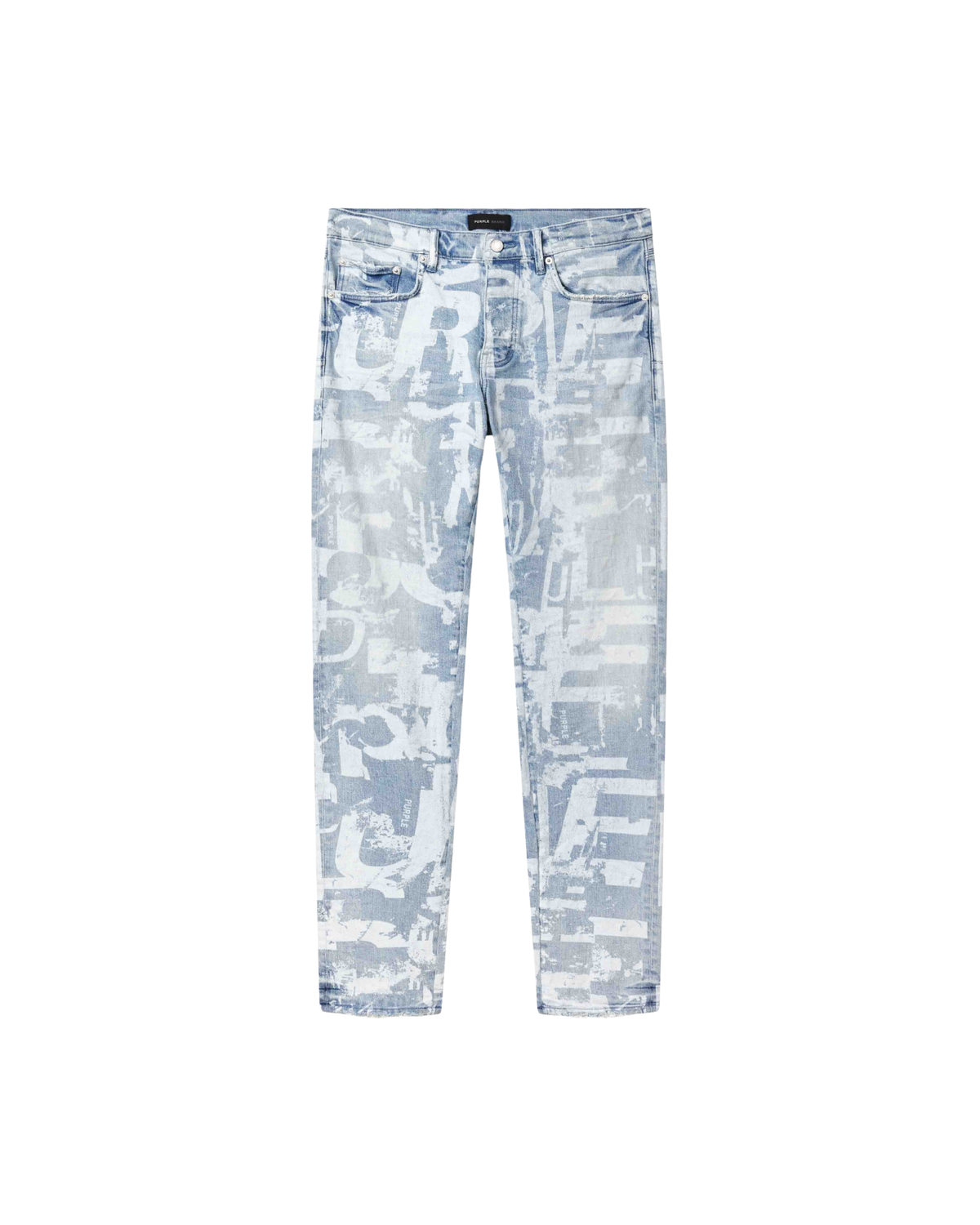 Purple P001 Grunge Print – "Light Indigo"