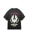 Represent X Belstaff Flame Phoenix T-Shirt -"Shadow"