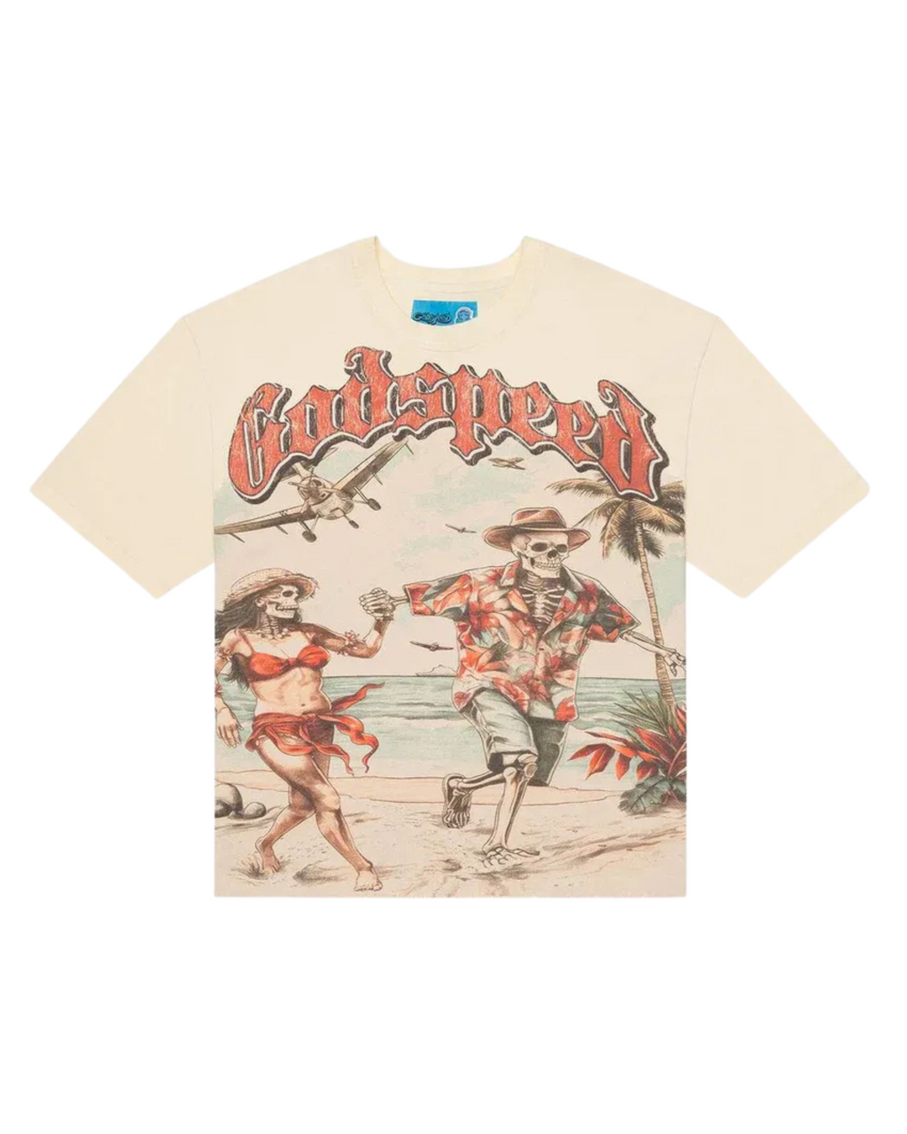 Godspeed Chasing Aloha T-Shirt - "Bone"