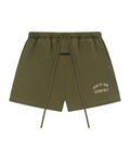 Fear of God Essentials Fleece Soccer Short - "Military"