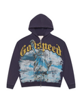 Godspeed Chrome Liberty Zip Hoodie - "Navy"