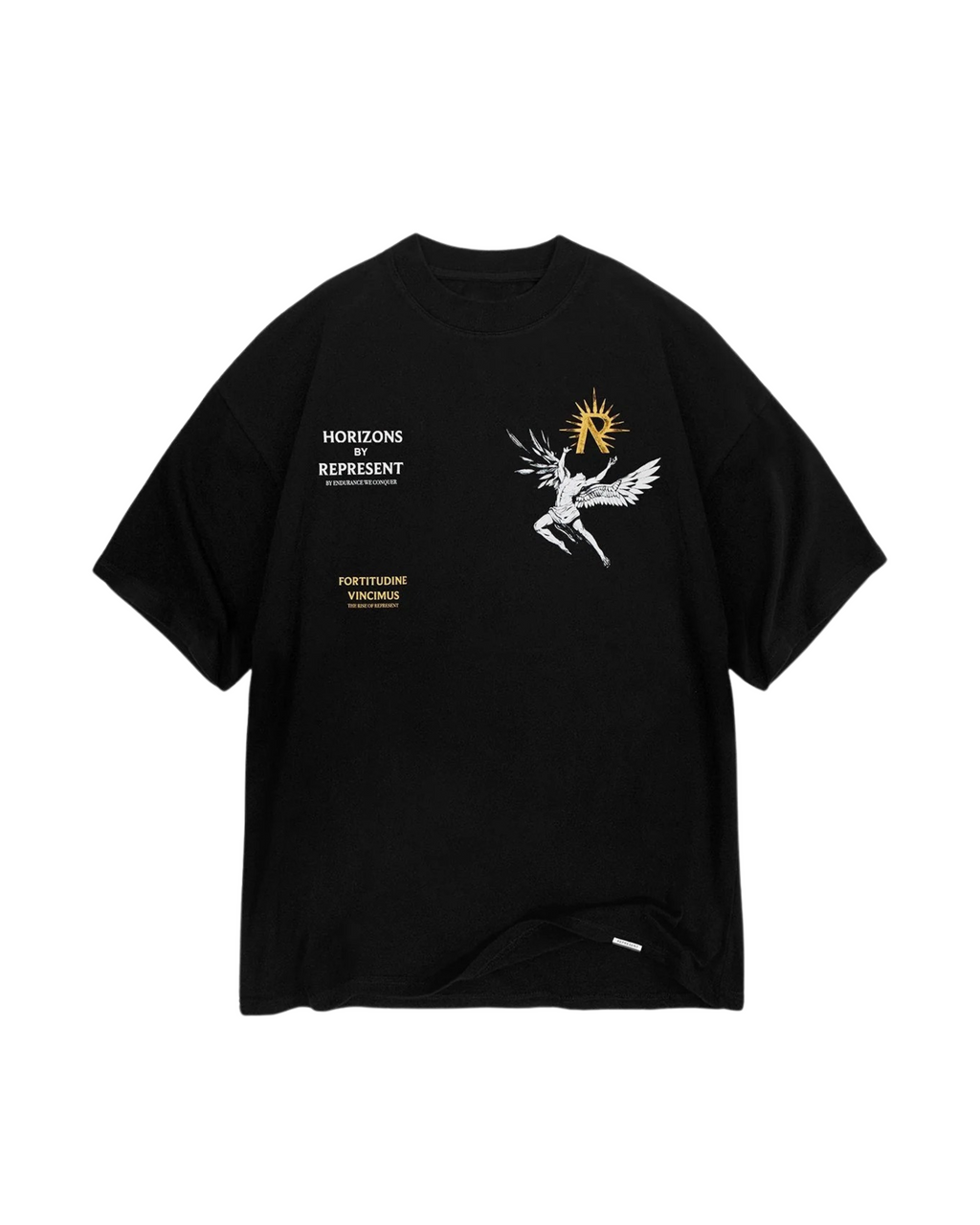 Represent Icarus T-Shirt - "Jet Black"