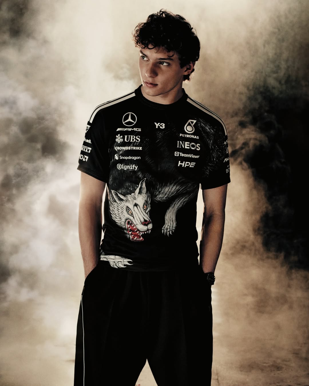 Adidas x Y-3 Mercedes Amg Petronas Formula 1 Team Driver Jersey - "Black"