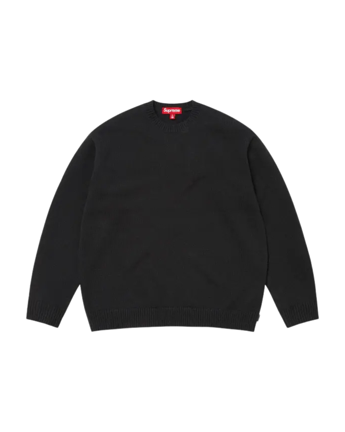 Supreme Angora Script Sweater - "Black"