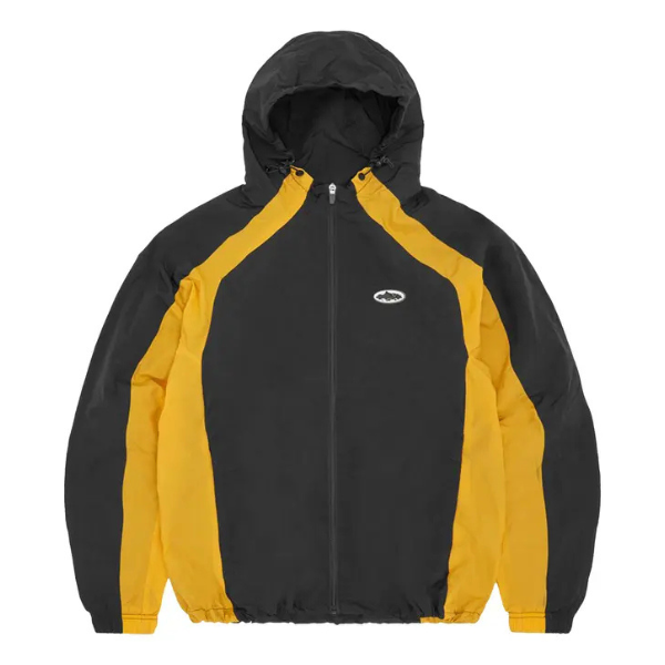 Corteiz Spring Jacket - "Black/Yellow"