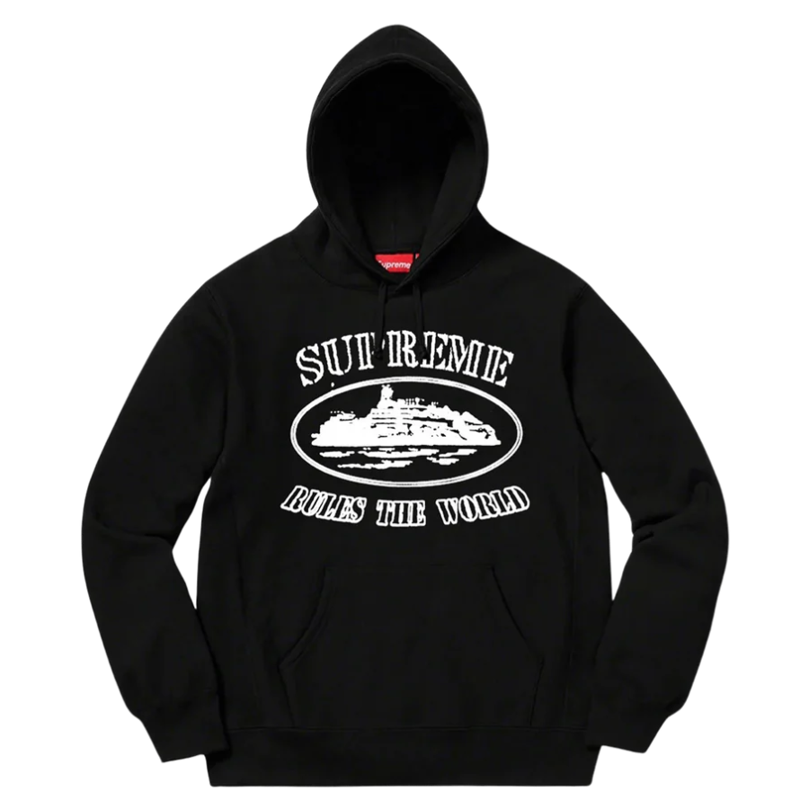 Supreme x Corteiz 'Rules The World' Hoodie