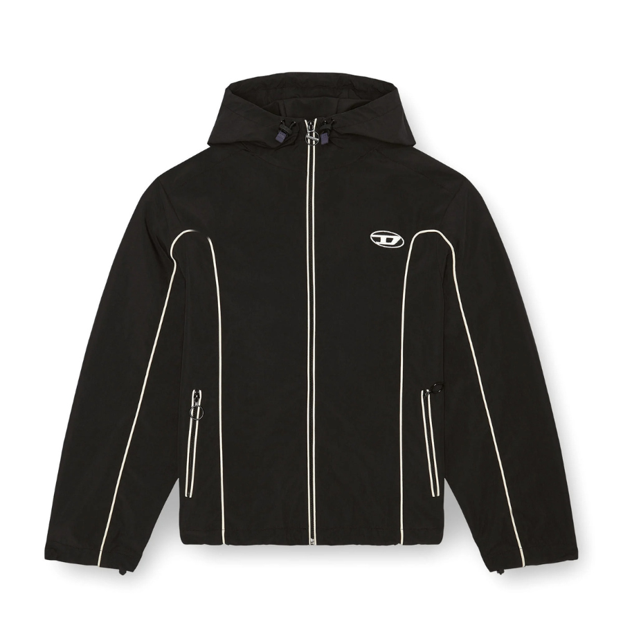 Diesel J-hives Windbreaker Jacket - "Black"