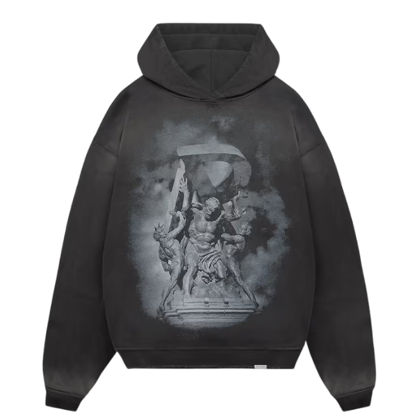 Represent Atlas Hoodie - "Stained Black"