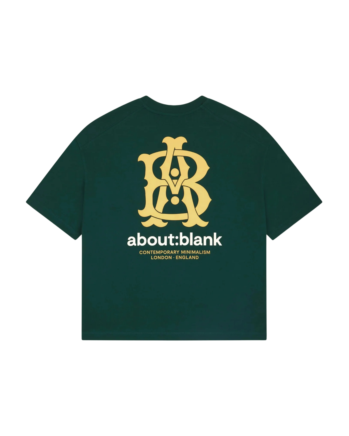About:Blank Insignia T-Shirt - "Epsom Green/Yellow"