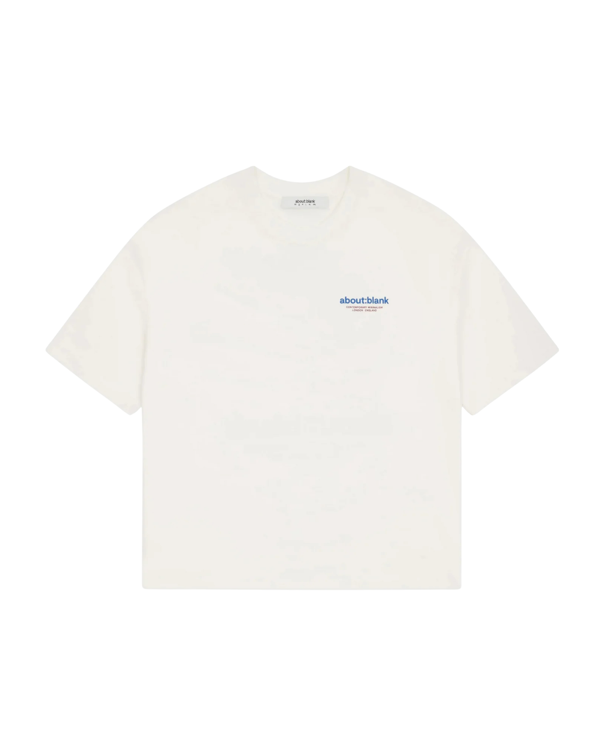 About:Blank Insignia T-Shirt - "Oat/Red/Black"