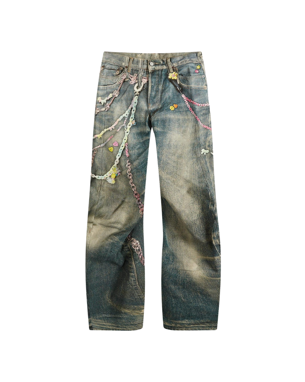 Acne Studios Kawaii Keychains Denim Jeans - "Blue"