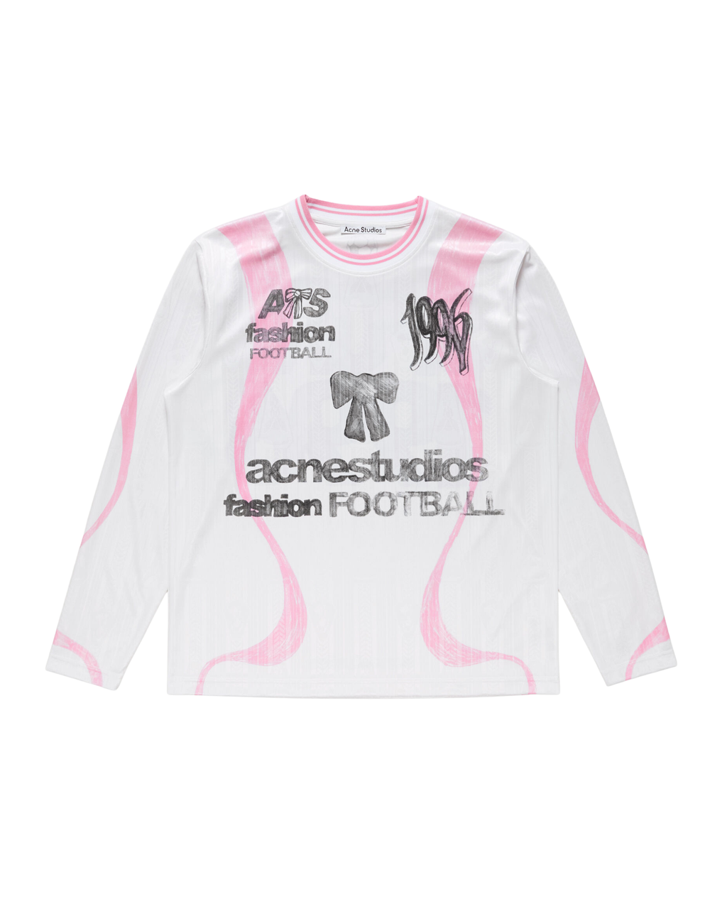 Acne Studios Sports Jersey - "White/Pink"