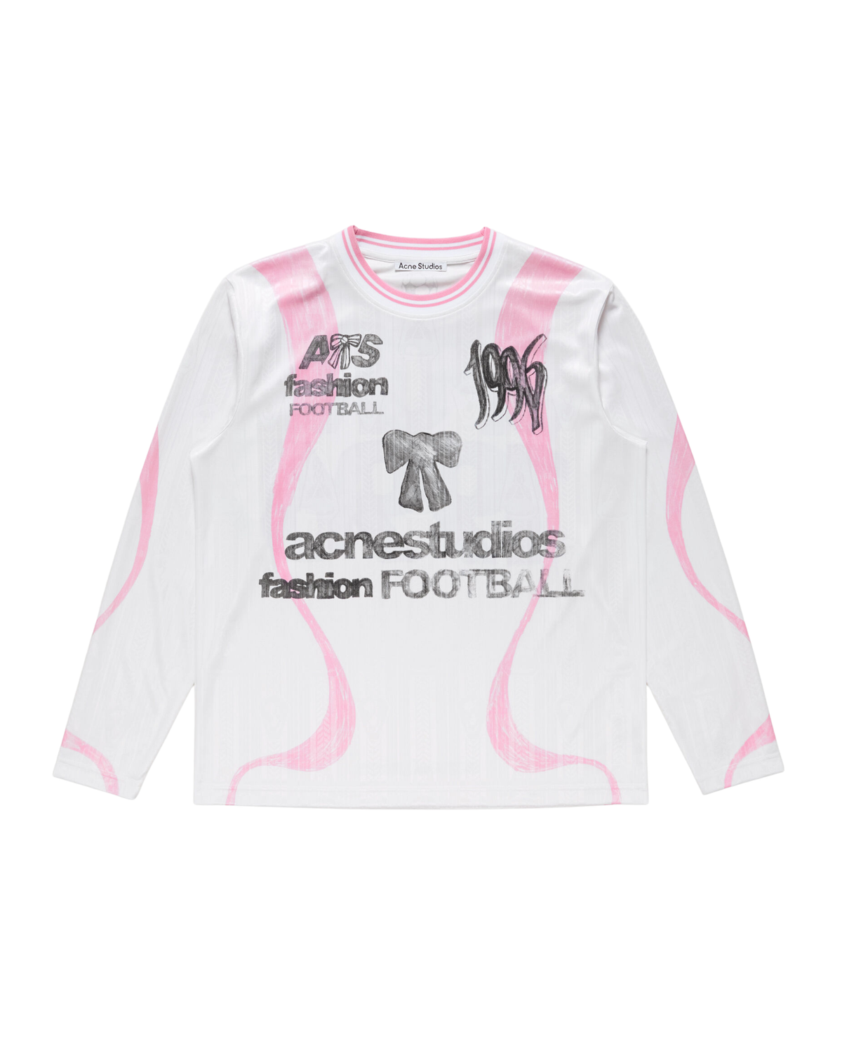 Acne Studios Sports Jersey - "White/Pink"