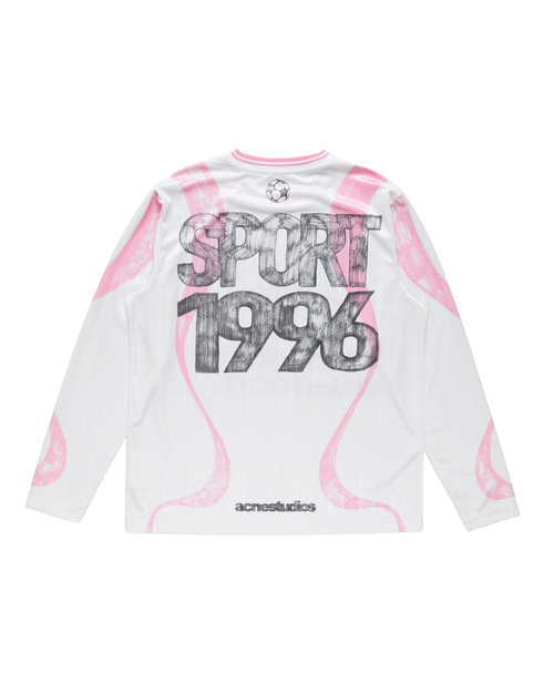 Acne Studios Sports Jersey - "White/Pink"