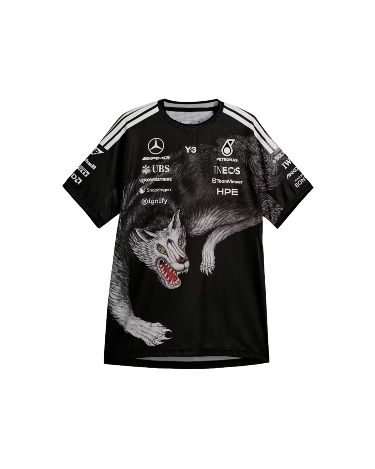 Adidas x Y-3 Mercedes Amg Petronas Formula 1 Team Driver Jersey - "Black"