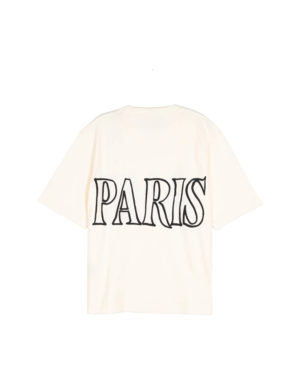 Ami Paris 'AMI Paris' Print T-shirt - "White/Cream"