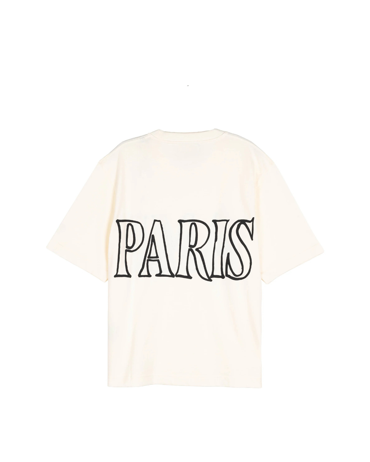 Ami Paris 'AMI Paris' Print T-shirt - "White/Cream"