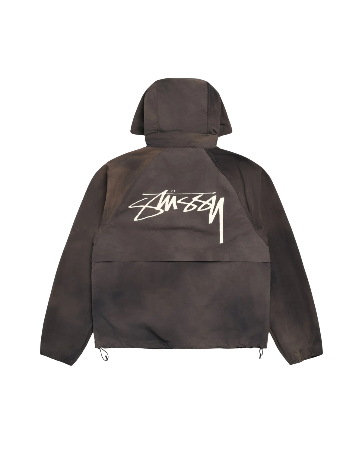 Stussy Beach Shell Wave Dye Jacket - "Black"