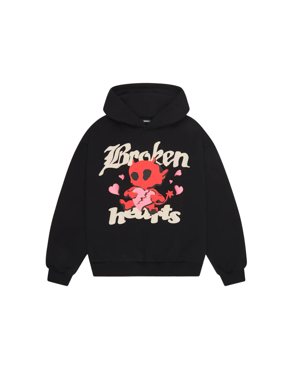 Broken Planet Broken Hearts Hoodie - "Midnight Black"