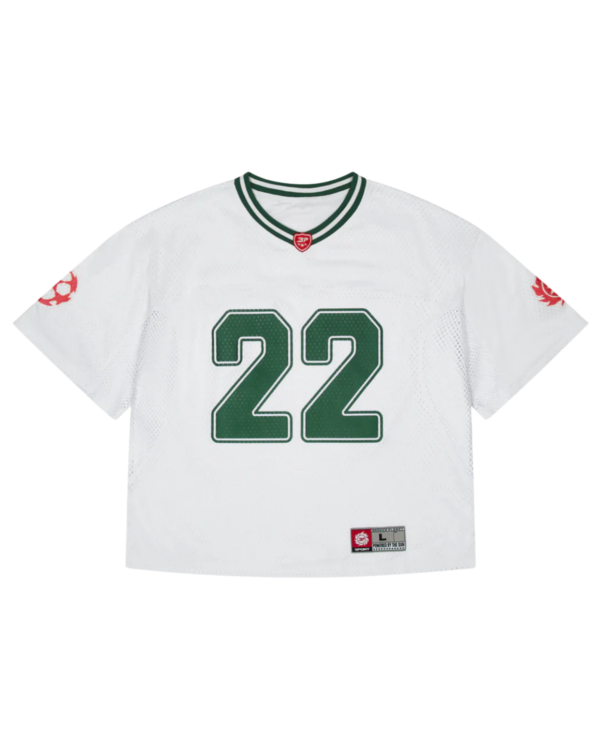 Broken Planet Mesh Jersey - "White/Green"