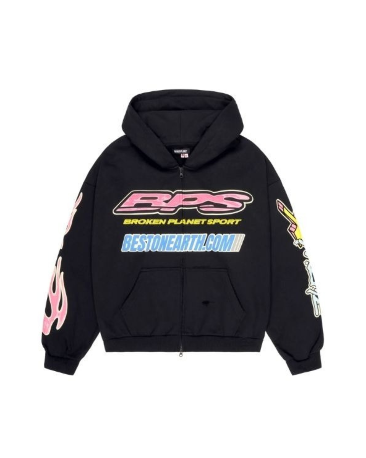 Broken Planet Fast Boyz Hoodie - "Midnight Black"