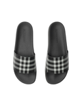 Burberry Check Slides - "Black"