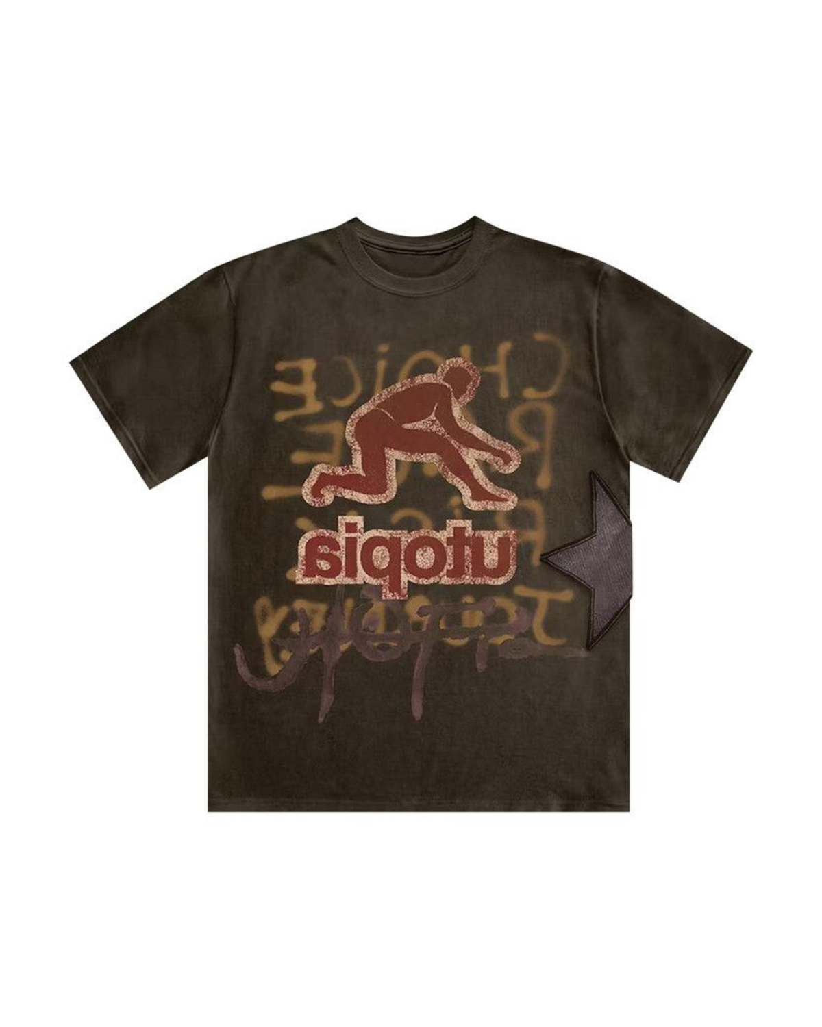 Cactus Jack By Travis Scott T-Rexx Short-Sleeve Tee - "Brown"