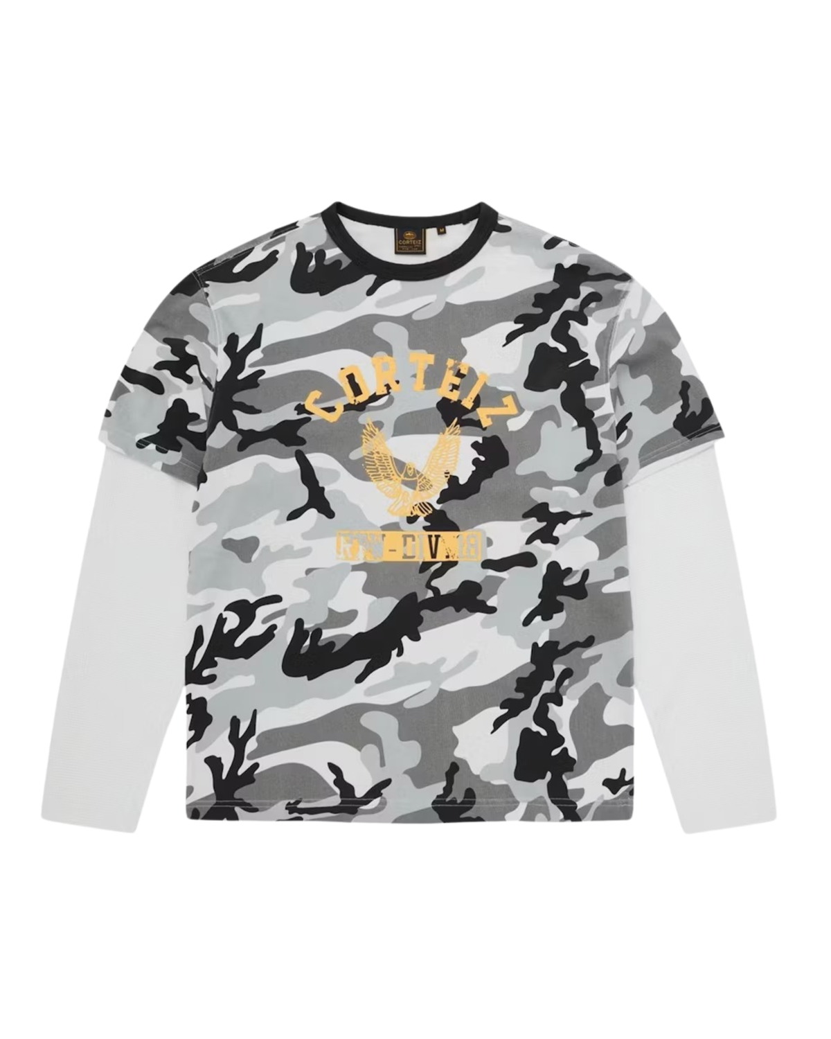 Corteiz Eagle Camo Thermal L/S Top - "Artic"