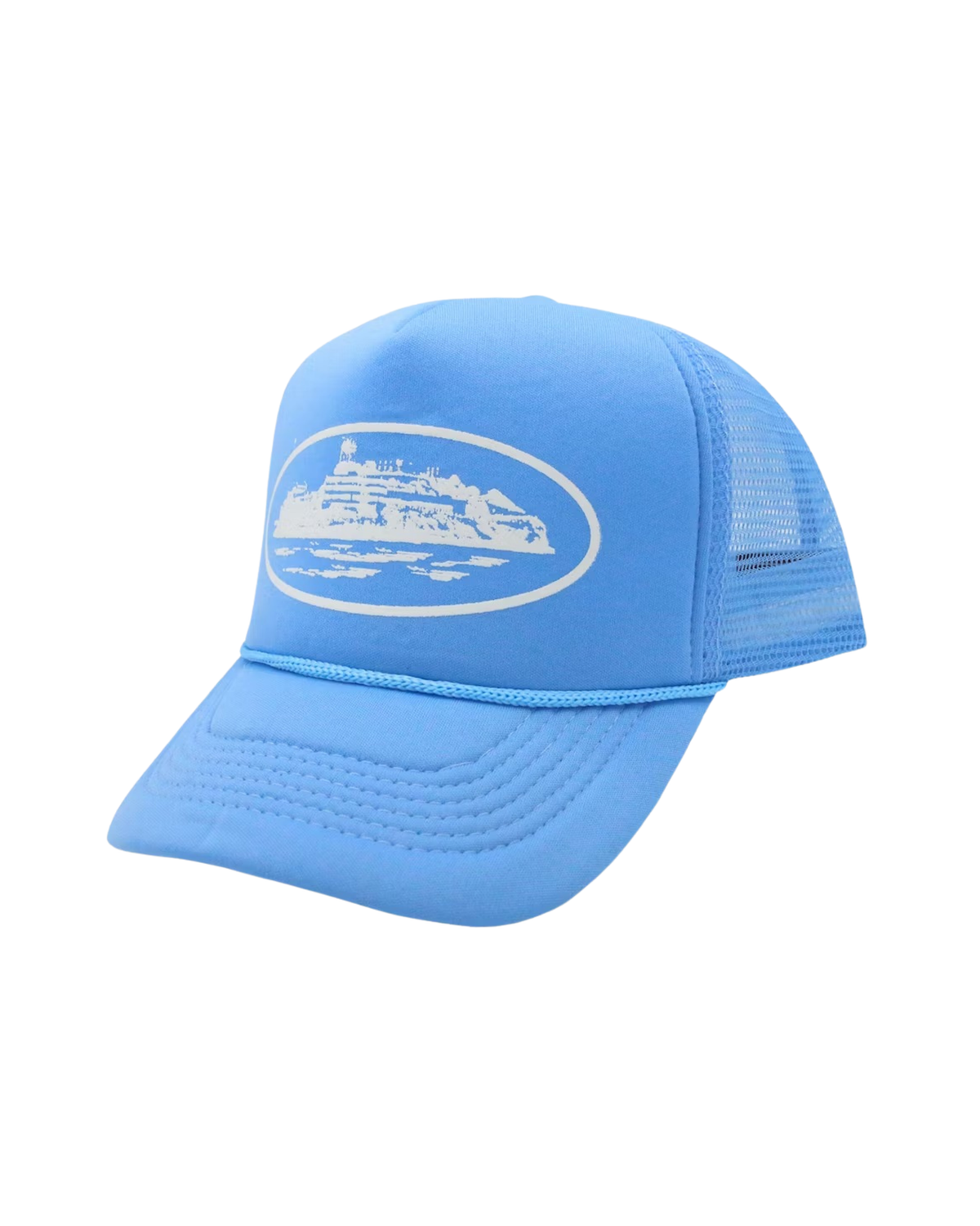 Corteiz Alcatraz Trucker Hat - "Sky Blue"