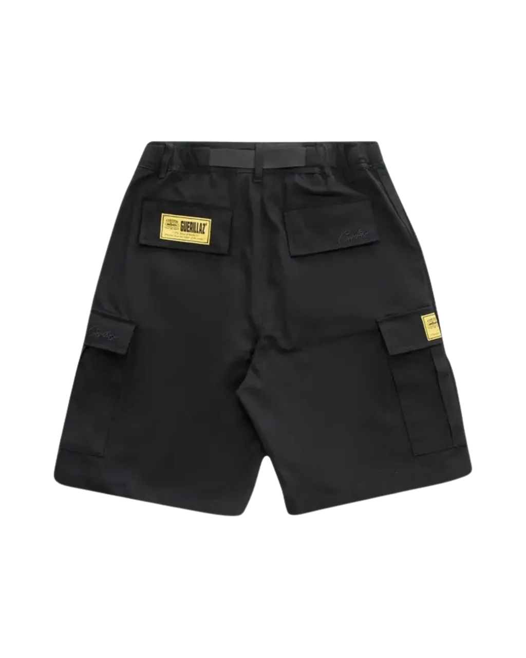 Corteiz Alcatraz Cargo Shorts - "Triple Black"