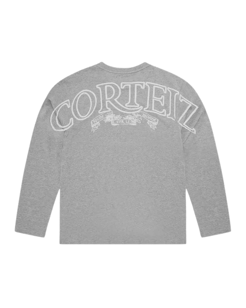 Corteiz Royale Heavyweight Long-Sleeve Tee - "Heather Grey"