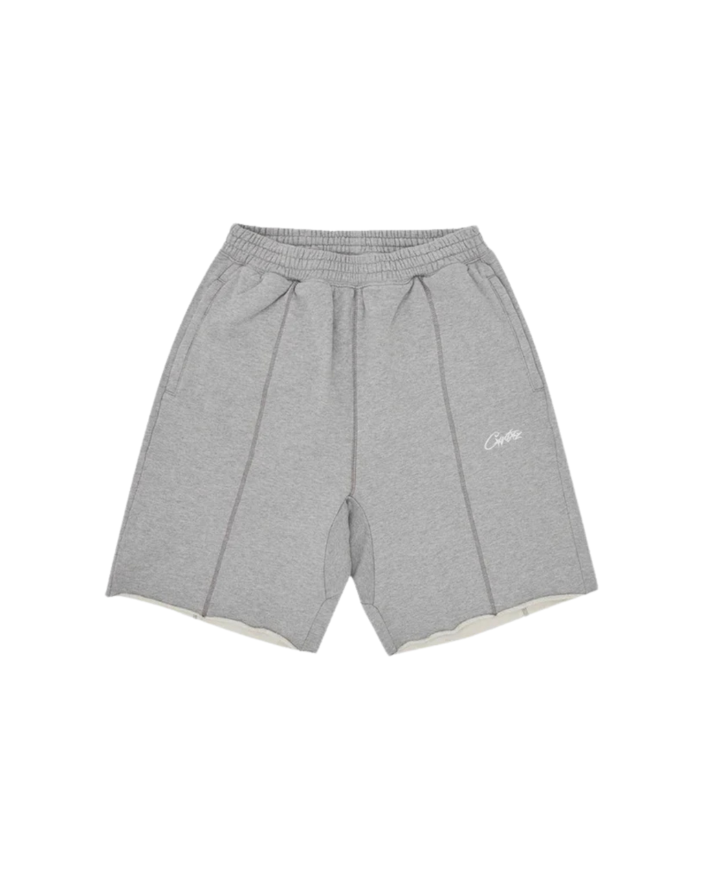 Corteiz RTW HMP Raw Hem Shorts - "Heather Grey"