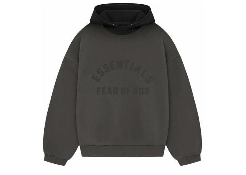 Fear of God Essentials Nylon Fleece Hoodie - "Ink/Jet Black"