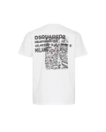 DSquared² Map Print T-shirt - "White"