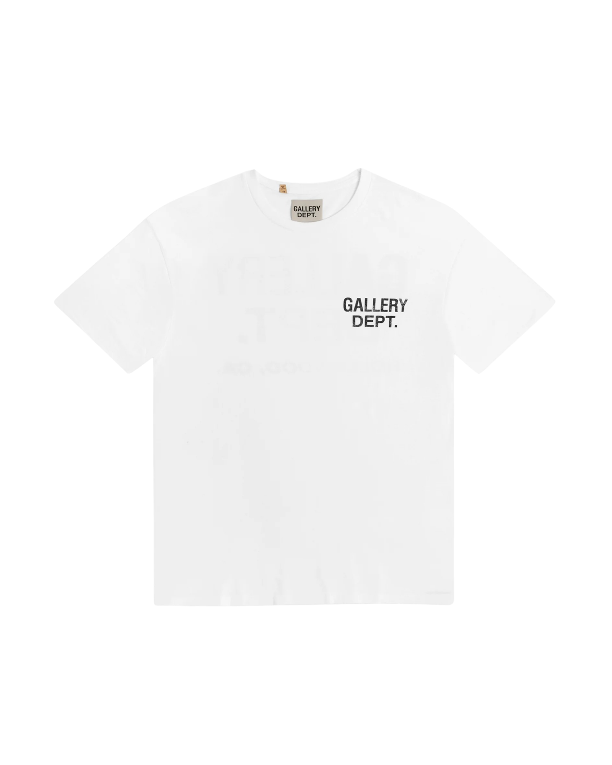 Gallery Dept. Souvenir Tee - "White/Black"