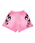 Hellstar Flame Shorts - "Pink/Black"