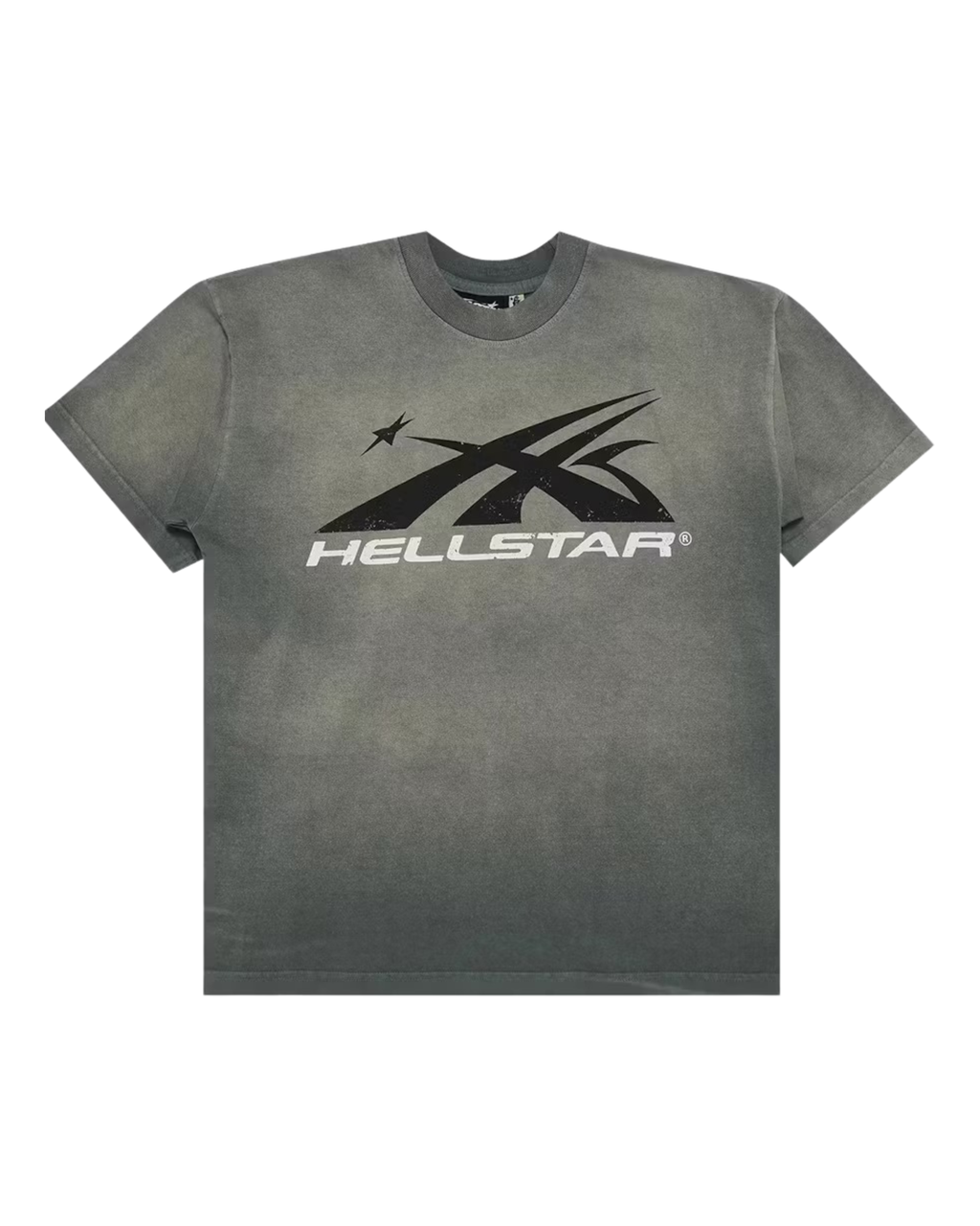 Hellstar Gel Sport Logo T-shirt - "Grey"